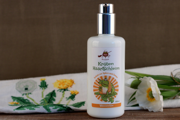 Krötenhaarschleim Wasserlilie Styling Gel