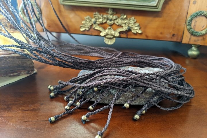 Makramee Band dunkelbraun