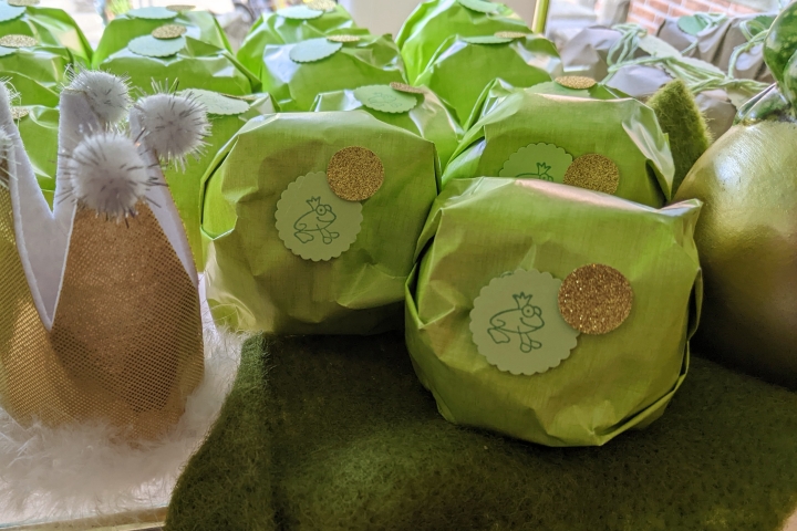 Froschkönig Seife eingepackt 