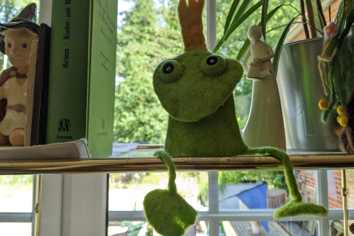 Filzfrosch Der Froschkönig