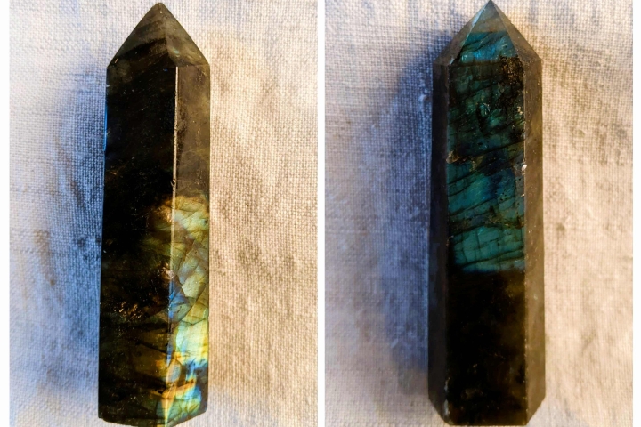 Labradorit Obelisk Collage