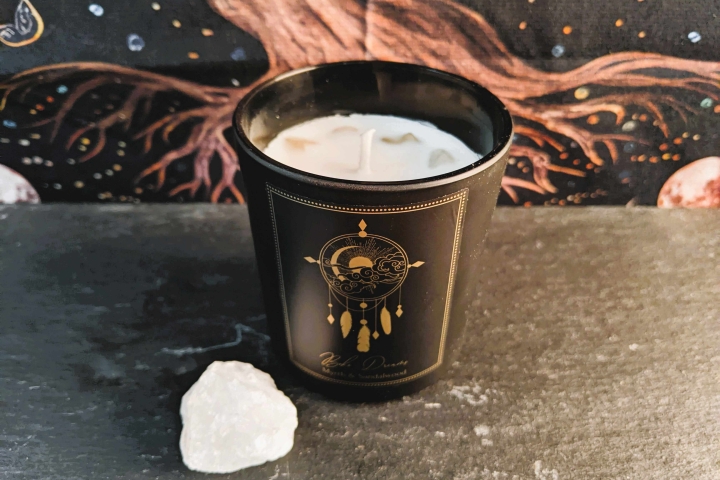 Mystische Duftkerze Myrrhe und Sandelholz