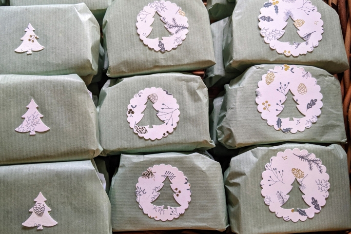 Winterwald Seife eingepackt